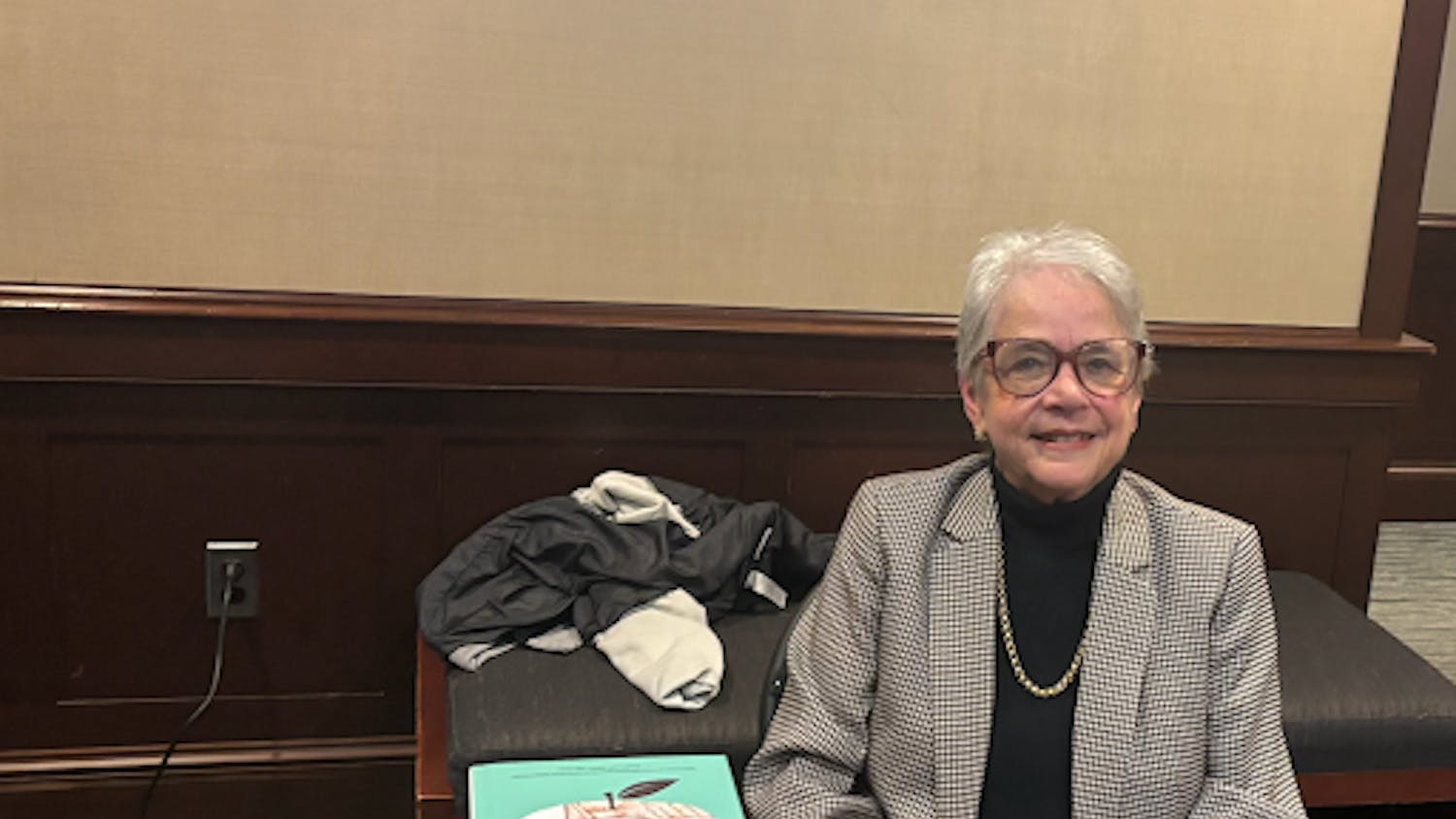 Former President Barbara R. Gitenstein gave a talk to the College about her new memoir. (Photo courtesy of Natalia Tomczak)