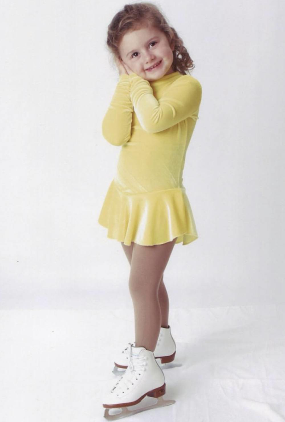 <p><em>Kendal Plumstead at the start of her figure skating career (Photo courtesy of Kendal Plumstead).</em></p>