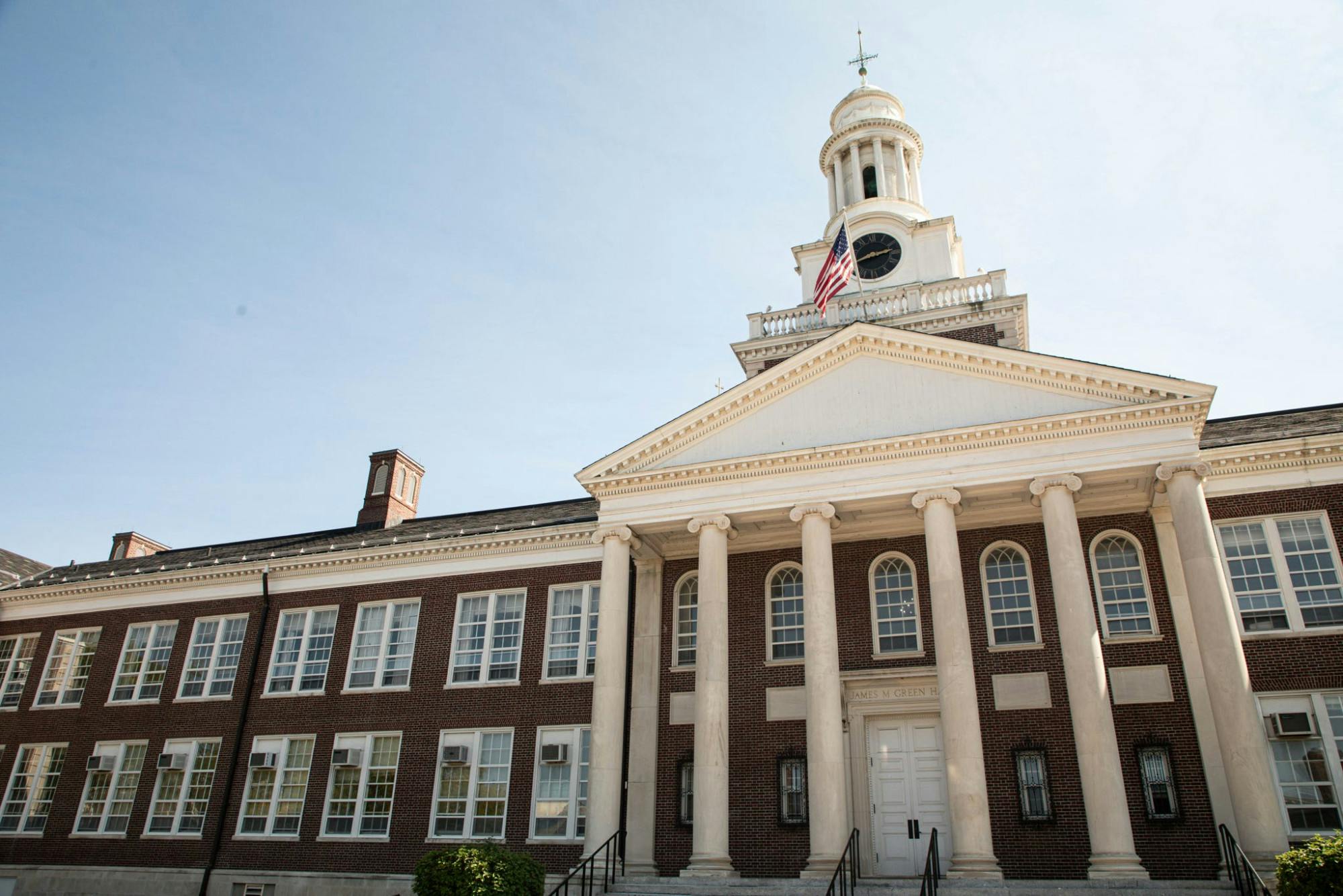 As the College&#x27;s permanent President, Bernstein is entitled to an annual salary increase along with an annual bonus (Photo by Andre Paras / Staff Photographer).