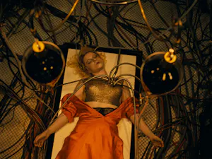 Jessie Buckley in Maggie Gyllenhaal’s, “The Bride!” (Photo courtesy of IMDb