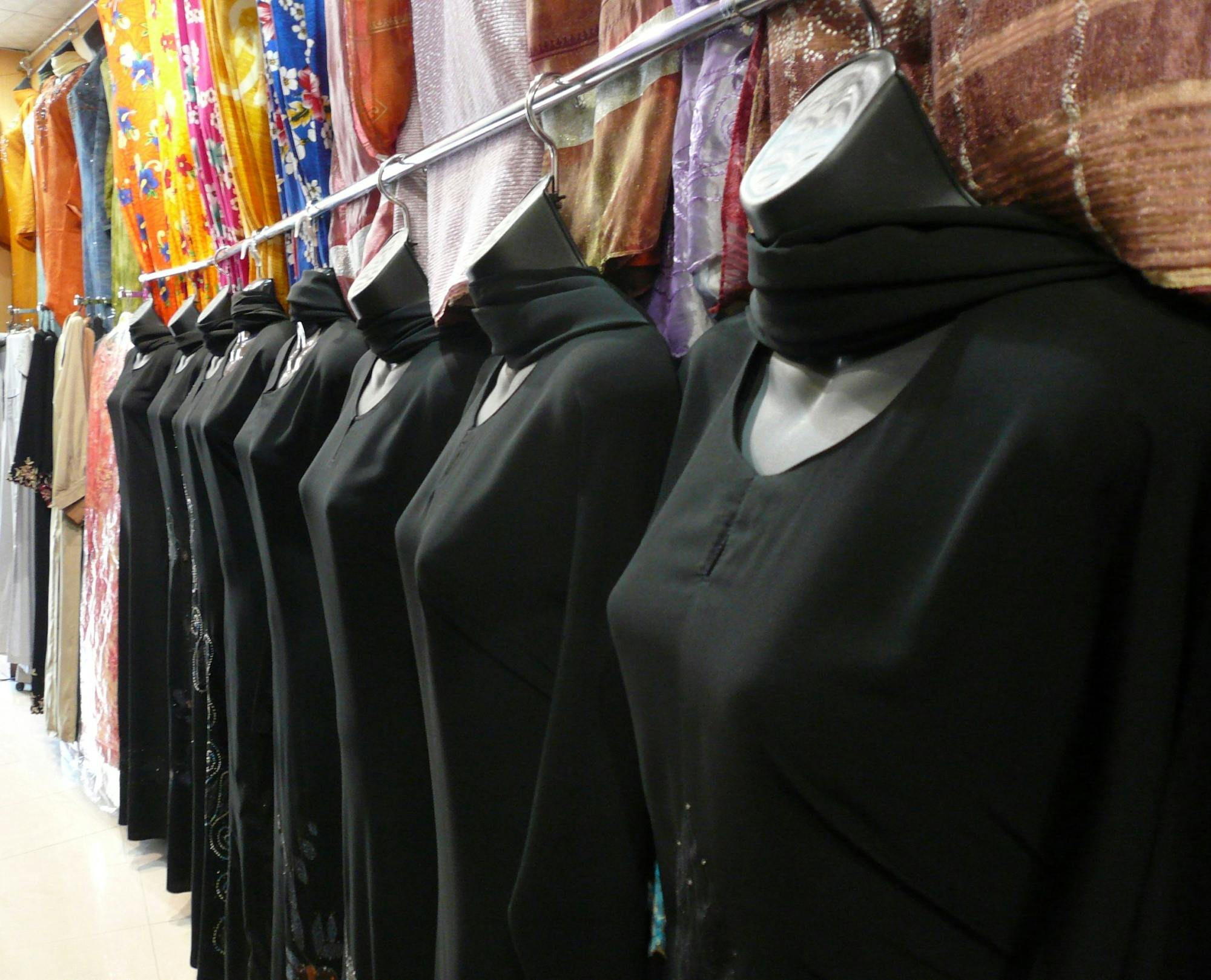 France recently declared a ban on long robes in state schools (Photo courtesy of Flickr /“Abaya fashions” by Lars Plougmann. November 23, 2014). 