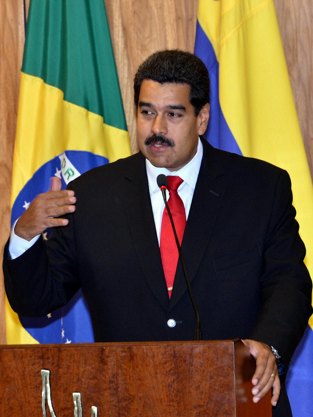 <p><em>As Venezuela gears up for a landmark presidential election in 2024, the country’s path towards a legitimate democracy remains hindered by ploys on the part of the government in power (Photo courtesy of Wikimedia Commons/“</em><a href="https://commons.wikimedia.org/wiki/File:Nicol%C3%A1s_Maduro_(2013).jpg" target=""><em>Nicolás Maduro (2013)</em></a><em>” by Valter Campanato. September 5, 2013). </em></p>