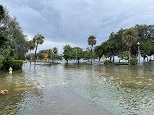Disaster struck in large areas of Florida, Georgia and South Carolina as Hurricane Idalia unleashed heavy rainfall, powerful winds and catastrophic flooding (Photo courtesy of Wikimedia Commons/“Hurricane Idalia storm surge St. Petersburg, Florida 6” by Adog. August 30, 2023). 