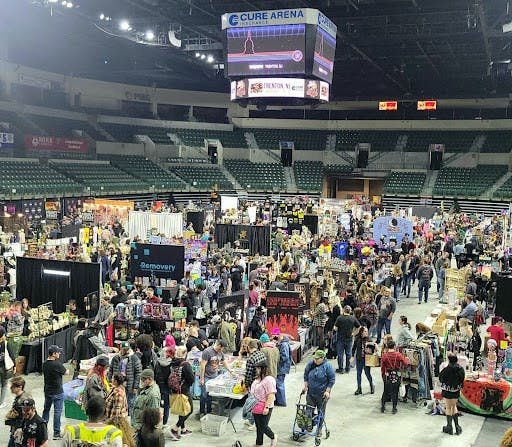 The Trenton Punk Rock Flea Market featured over 450 vendors and celebrity guests (Photo by Olivia Harrison).