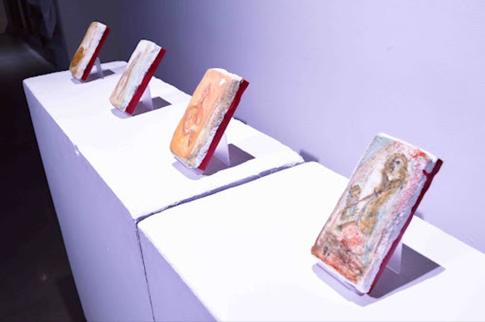 <p><em>A featured art piece in the AIMM gallery. (Photo by Sandra Abrantes / Multimedia Coordinator)</em></p>