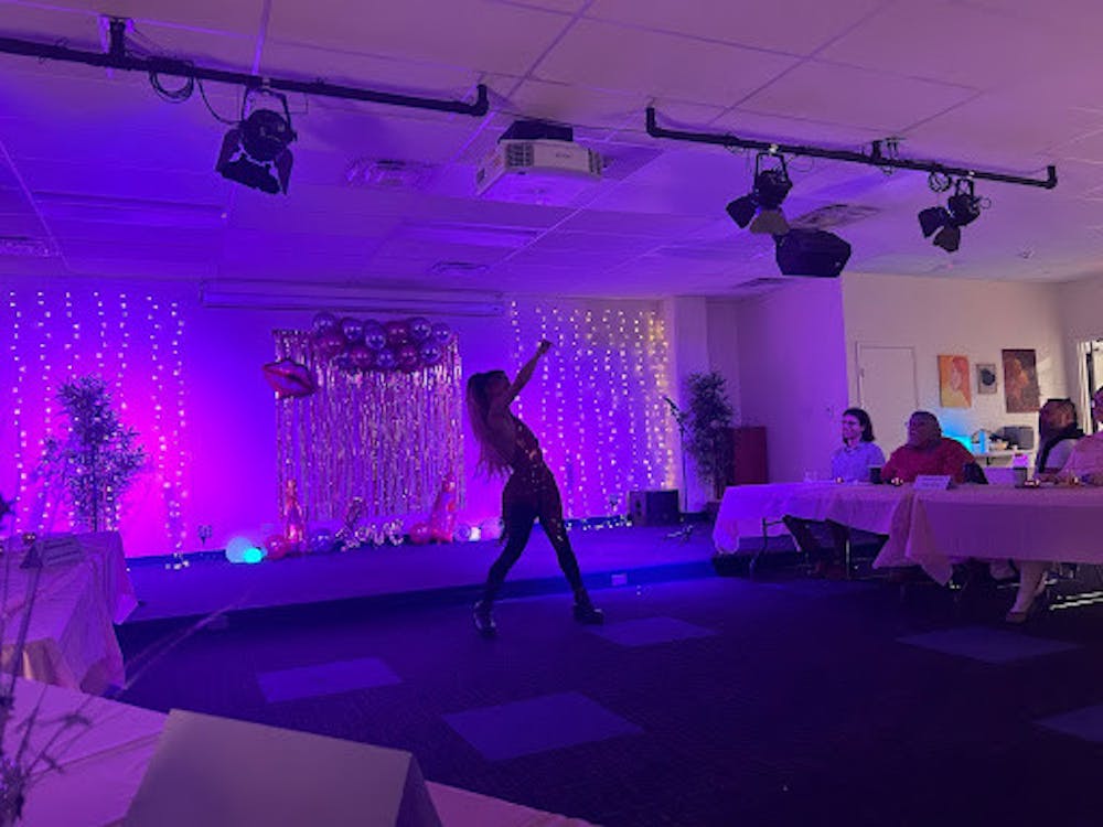 <p><em>Drag Brunch included brunch, performances by Yuhua Hamasaki and students, a Q&amp;A and a meet and greet. (Photo Courtesy of Jenna Rittman / Correspondent)</em></p>