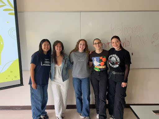 The Environmental Club is creating a sustainable future for the College. (Photo courtesy of Brigette Wixted)