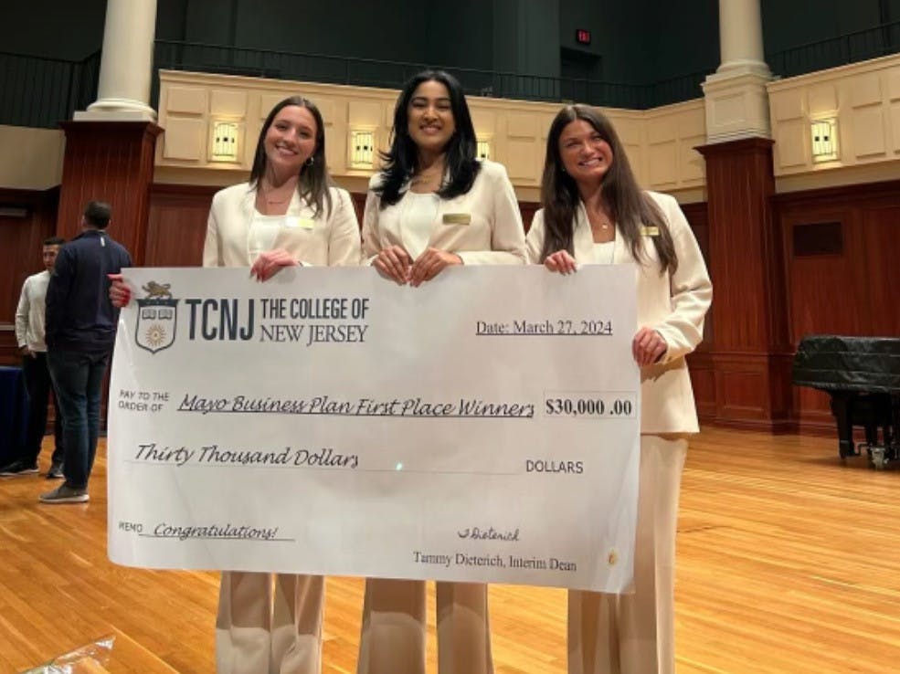 The College’s Mayo Business Plan Competition completed its final round on March 27, with Golden Connections taking home the grand prize of $30,000 (Photo courtesy of Emma Routé).