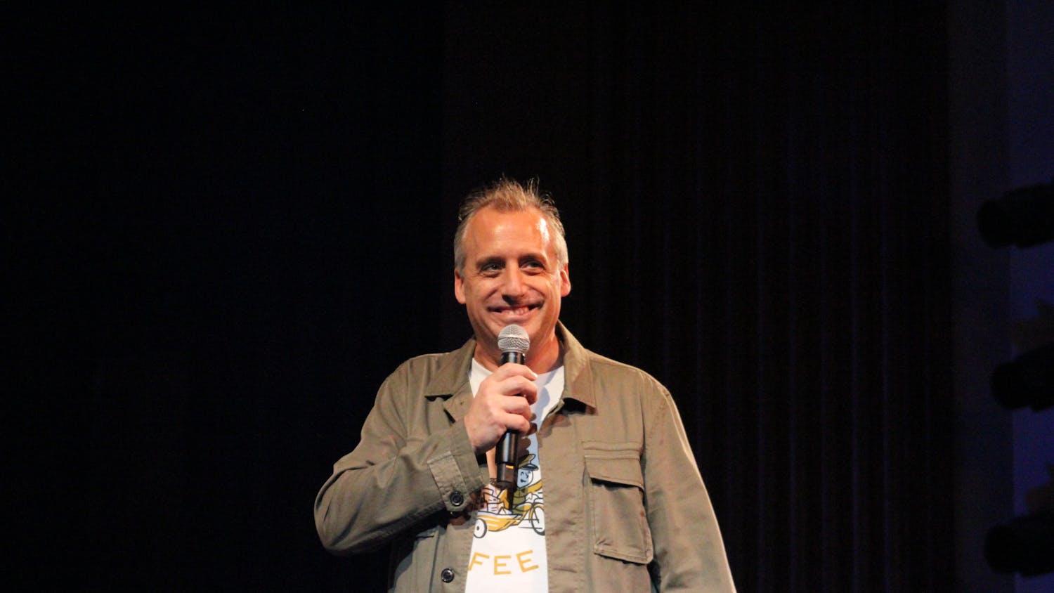 Gatto’s comedy show consisted of many retellings of funny memories shared with his co-stars from “Impractical Jokers” (Photo by Elizabeth Gladstone / Multimedia Coordinator).