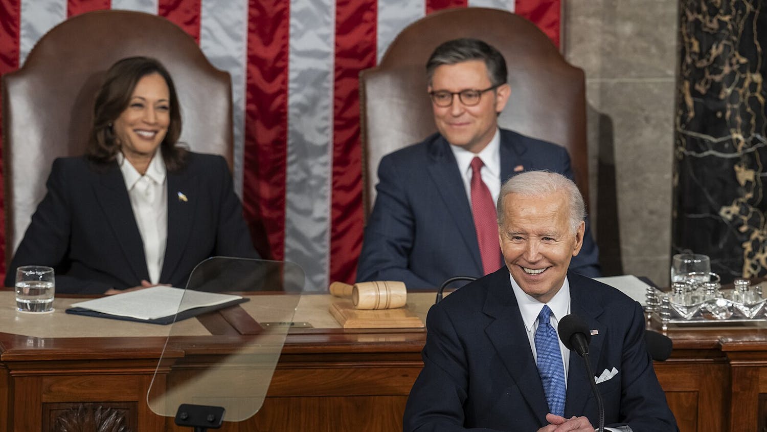 The aid package, which garnered bipartisan support in the Senate, aims to provide assistance in separate bills to the United States’ allies (Photo courtesy of Wikimedia Commons / The White House. March 7, 2024). 