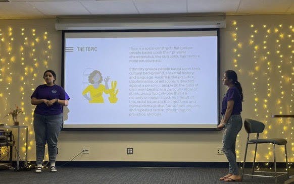 Left: Sophia Santos; Right:Tulika Desai (Myara Gomez / Staff Writer).