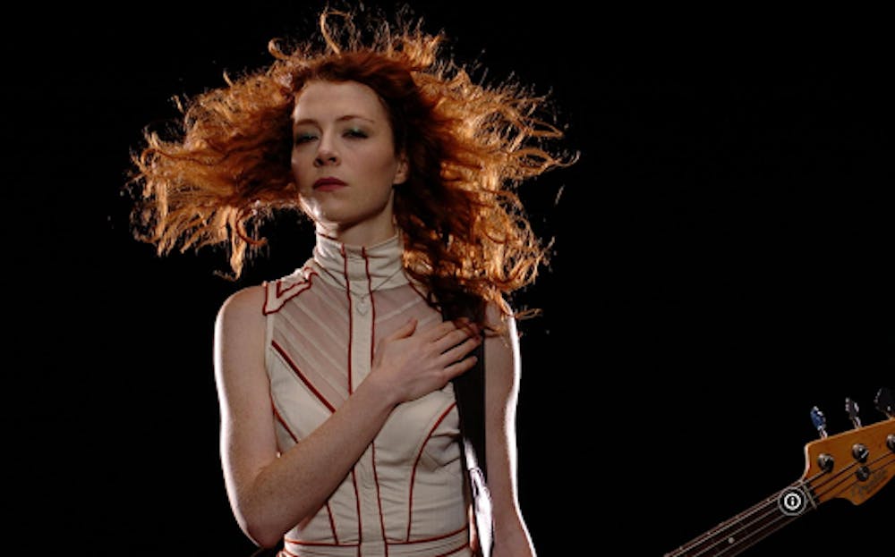 <p><em>Melissa Auf der Maur poses formidably with her guitar for the camera. (Photo courtesy of </em><a href="https://www.imdb.com/name/nm0041744/mediaviewer/rm3255597568/" target=""><em>IMDb</em></a><em>)</em></p>