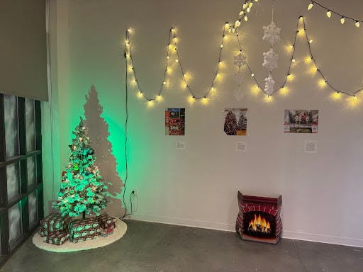 Manfre’s “Christmas in October” brings the holiday cheer early on campus. (Photo courtesy of Dylan Manfre)