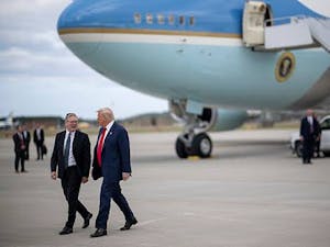 President Donald Trump’s extravagant visit to the UK strengthens ties between the countries, makes little political or economic progress and sparks protests in Britain. (Photo courtesy of Wikimedia Commons / The White House, July 28, 2025)