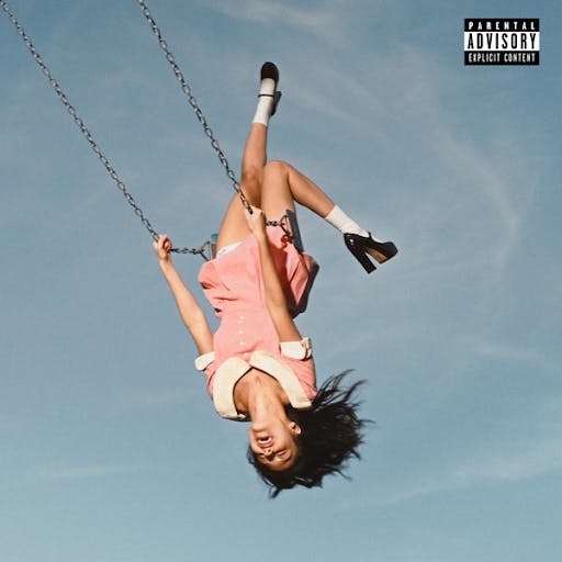 Olivia Rodrigo swinging into her new album era. (Photo courtesy of Apple Music)
