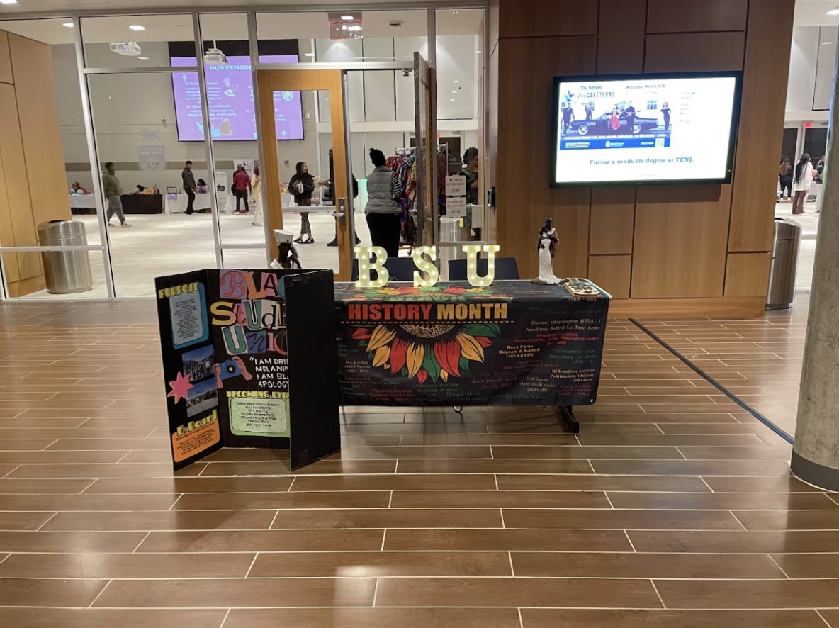 The College’s BSU Black Business Pop-Up Shop shines light on local talent during Black History Month (Photo by Parisa Burton / Staff Writer).