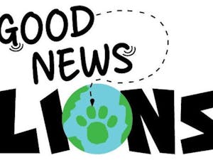 The theme of this week’s Good News Lions article is climate change solutions and endangered animal recoveries. (Graphic by Sandra Abrantes)