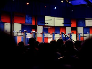 The first Republican primary debate for the 2024 Presidential election was aired on Fox News Network on Aug. 24 (Photo courtesy of Wikimedia Commons/“Republican Party debate stage” by Gage Skidmore. January 28, 2016).