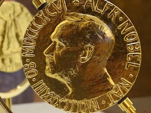 The theme of this week’s Good News Lion article is raising awareness (Photo courtesy of Wikimedia Commons / “President Jimmy Carter's 2002 Nobel Peace Prize - Bronze Medal - At Visitor's Center - Plains - Georgia - USA (34208881752)” by Adam Jones from Kelowna, BC, Canada. April 30, 2017).