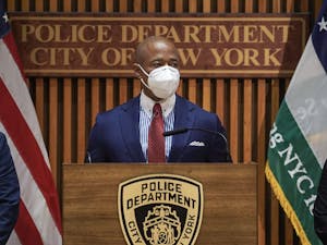 In a recent back-and-forth between New York City Council and New York City Mayor Eric Adams, the NYC Council voted to override Adams’ veto on two criminal justice bills (Photo courtesy of Wikimedia Commons / “MTA Chair and CEO Lieber and Mayor Adams Honor Police Officers and Civilians Who Helped Apprehend Subway Shooting Suspect (52018465571)” by Marc A. Hermann / MTA. CC-BY-2.0. April 20, 2022).