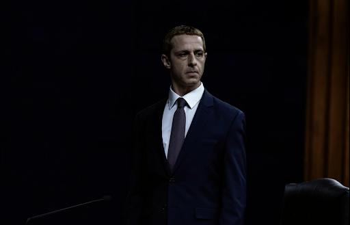 Jeremy Strong portrays an older version of Mark Zuckerberg in the companion piece to Social Network. (Photo courtesy of IMDb)