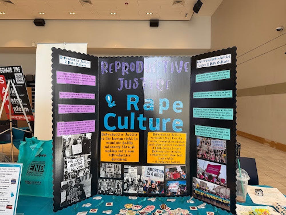<p><em>The Anti-Violence Intiative program hosted their Day to End Rape Culture event as they celebrated their 10th anniversary at the College. (Photo by Devyn Briones)</em></p>