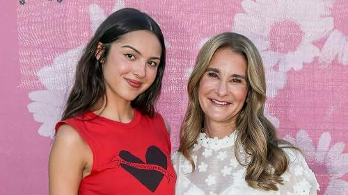 Rodrigo poses with philanthropist Melinda French Gates. (Photo courtesy of IMDb)