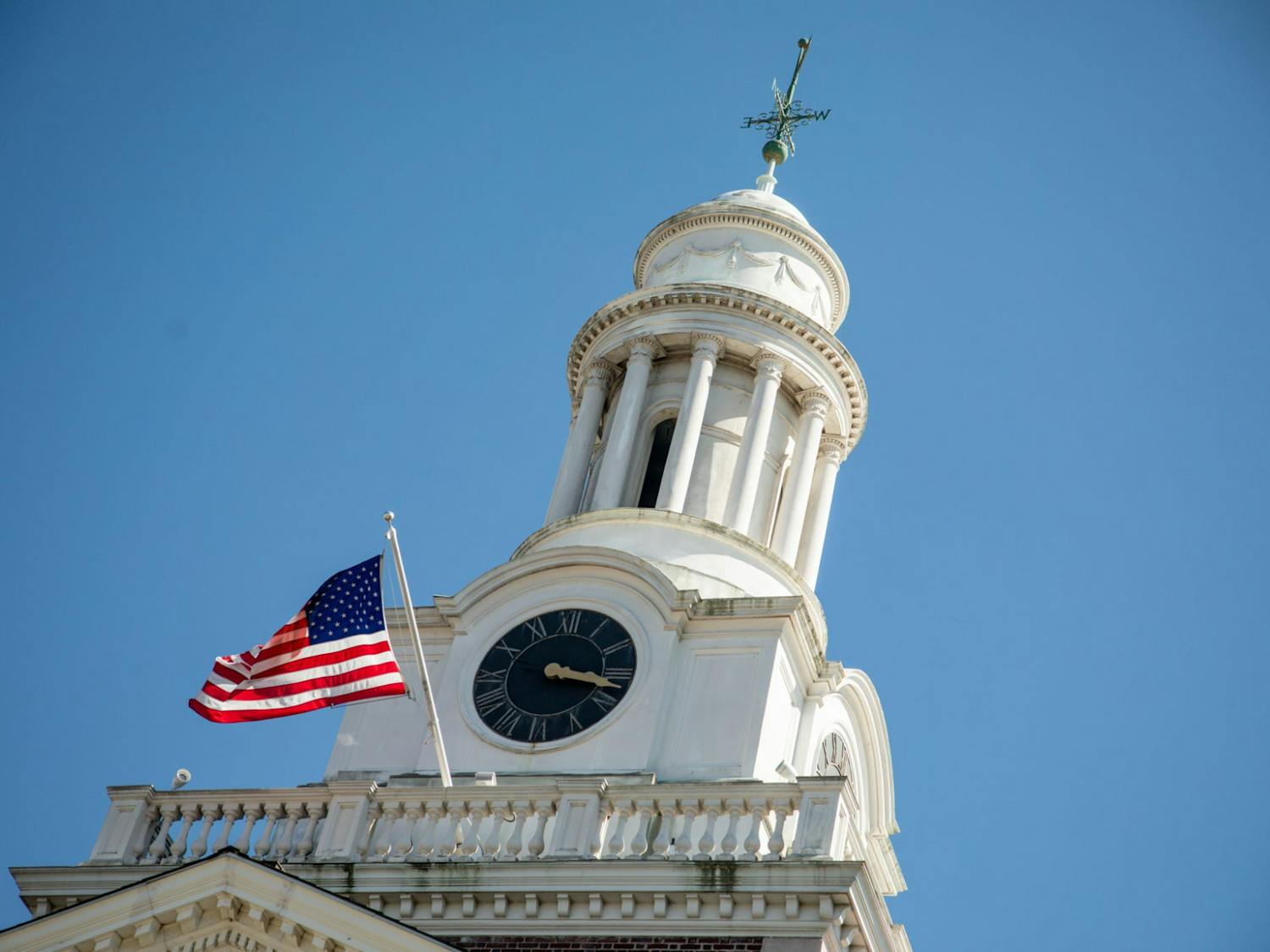 President Michael Bernstein shared details about funding for the College with The Signal. ( Photo by Andrea Paras / Video Editor)