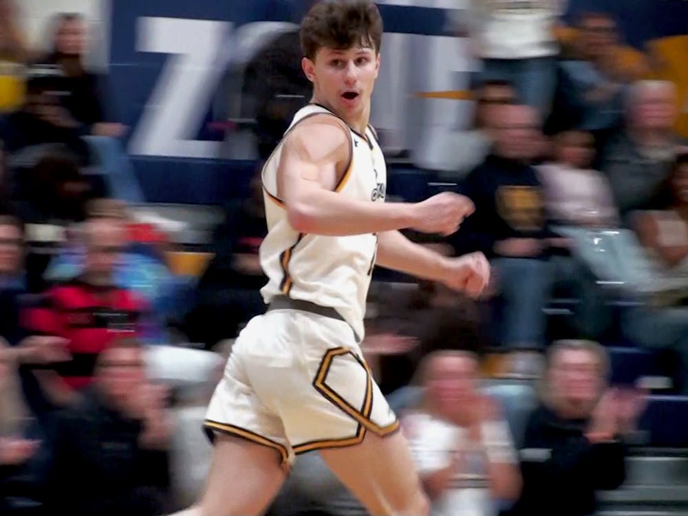 <p><em>Nick Koch&#x27;s stellar performance thrusts the College to victory. (Photo by Nick Kurti)</em></p>