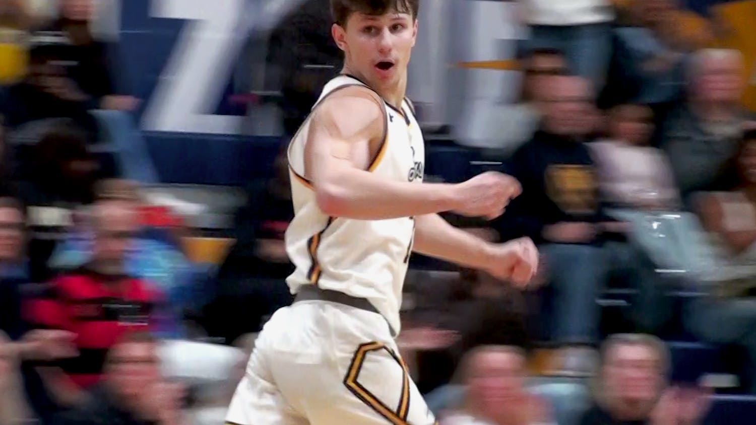 Nick Koch's stellar performance thrusts the College to victory. (Photo by Nick Kurti)