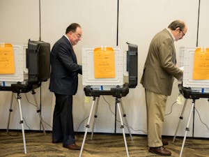 Although not all ballots have been counted, most governor elections have been called with a few exceptions. Democrats flipped Massachusetts, Arizona and Maryland, and Republicans flipped Nevada (Flickr/“Governor Votes Early” by Jay Baker. October 13, 2014). 