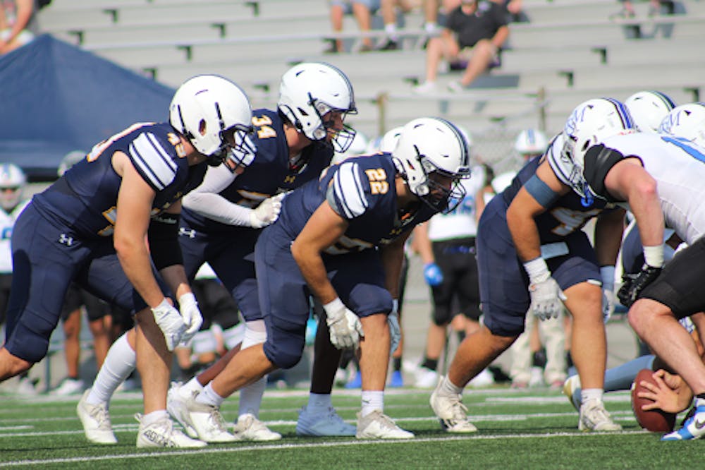 <p><em>The Lions defense held up great against Franklin and Marshall (Photo courtesy of Elizabeth Gladstone).﻿</em></p>