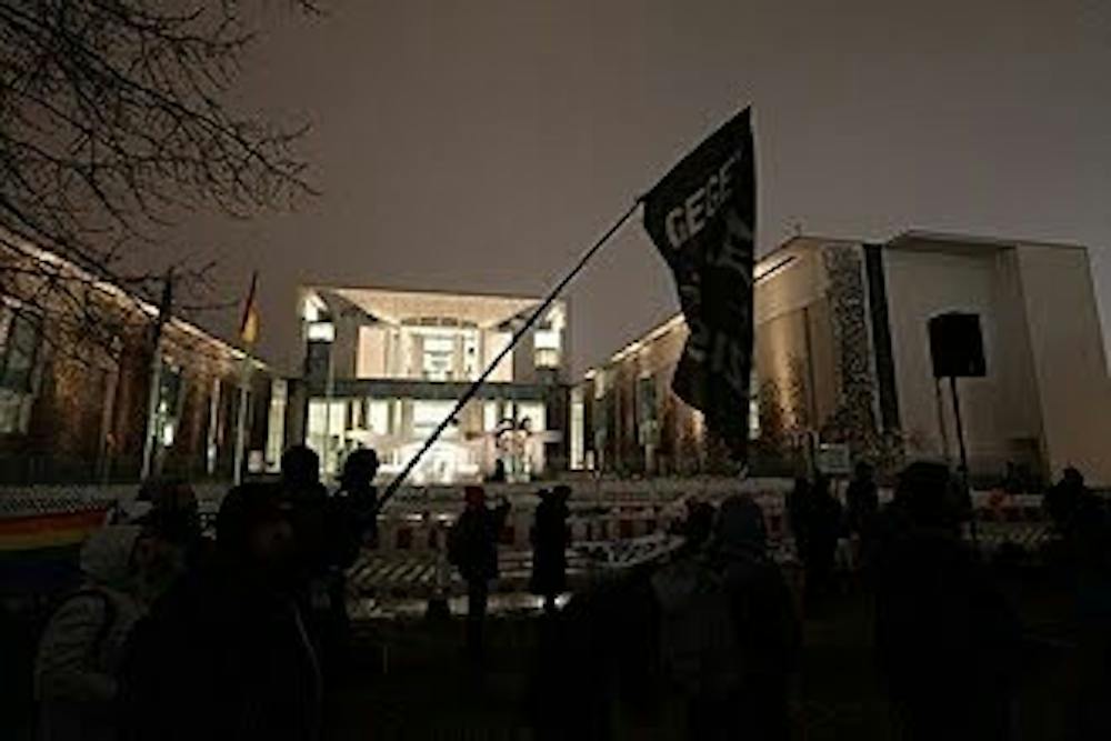<p><em>Protestors demand an application to abolish the AfD party in front of the chancellery in Berlin. (Photo courtesy of </em><a href="https://commons.wikimedia.org/wiki/File:AFD-Verbot_pr%C3%BCfen_protest_Berlin_2024-01-12_124.JPG" target=""><em>Wikimedia Commons</em></a><em>)</em></p><p><br/><br/></p>