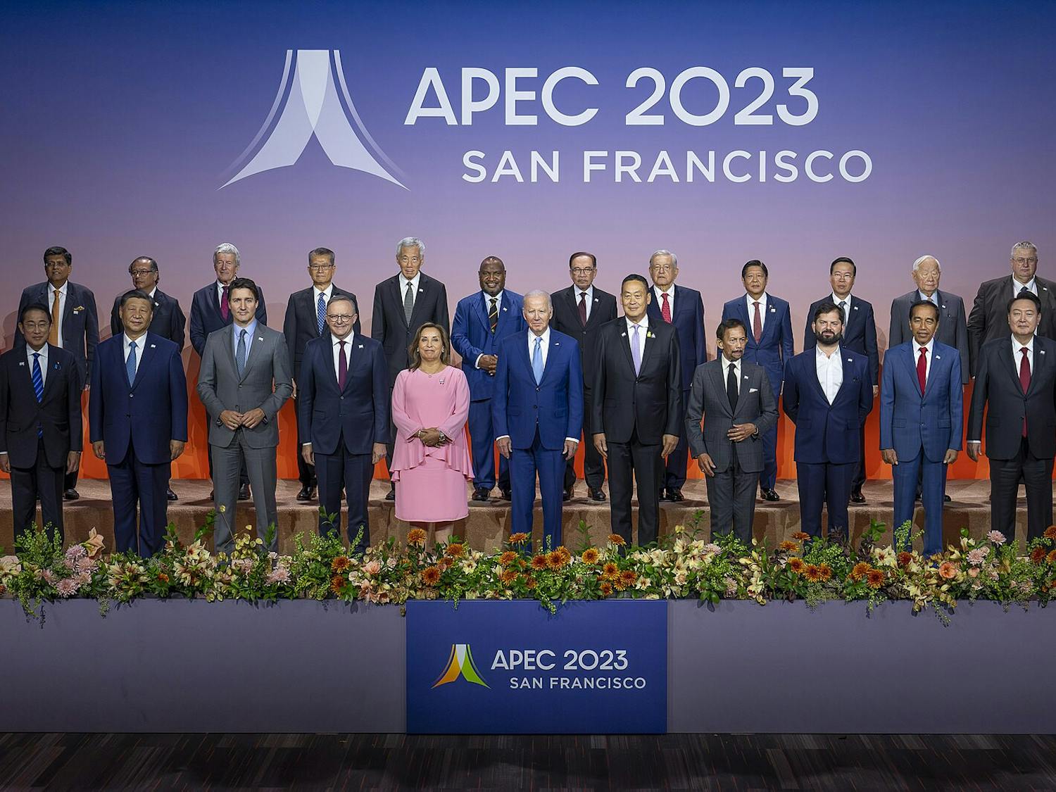 This year’s Asia-Pacific Economic Cooperation (APEC) Leaders’ Week took place in San Francisco from Nov. 11 to Nov. 17 (Photo courtesy of Wikimedia Commons/“President Biden participates in a family photo with APEC economies and guest economies - 2023” by The White House. Public Domain. November 16, 2023). 