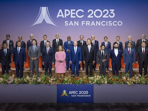 This year’s Asia-Pacific Economic Cooperation (APEC) Leaders’ Week took place in San Francisco from Nov. 11 to Nov. 17 (Photo courtesy of Wikimedia Commons/“President Biden participates in a family photo with APEC economies and guest economies - 2023” by The White House. Public Domain. November 16, 2023). 