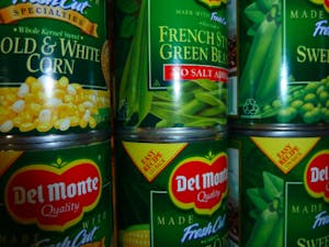 The Food4Fines initiative will allow students to reduce a parking ticket by up to 50% by donating canned goods to The Shop (Photo courtesy of Flickr/“Canned” by F Delventhal. March 30, 2010)