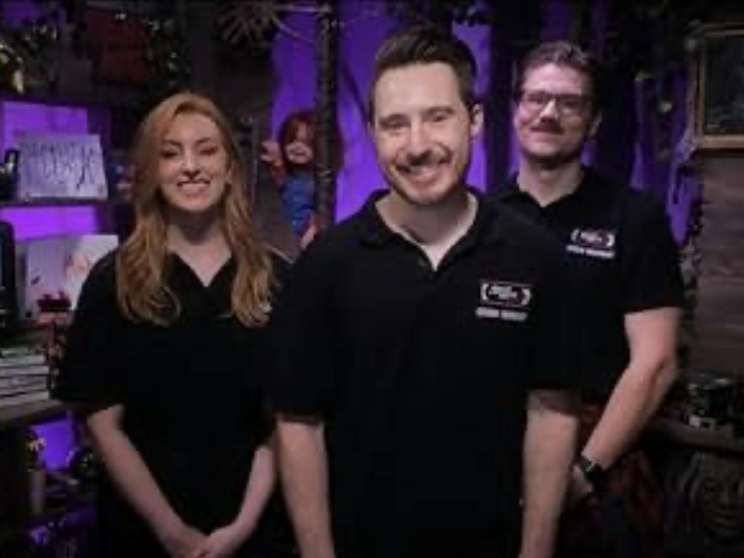 The hosts of “The Kill Count” webseries on the “Dead Meat” channel are Chelsea Rebecca, James A. Janisse and Zoran Gvojic. (Photo courtesy of IMDb)