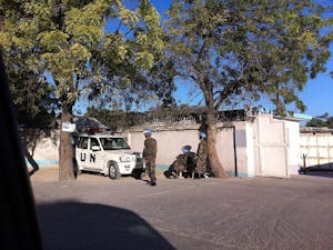 Haiti was approved for a Kenyan-led multinational armed force by the U.N. Security Council on Oct. 2 to de-escalate gang violence in the nation’s capital (Photo courtesy of Wikimedia Commons/“MINUSTAH UN troops in Haiti” by DatraxMada. January 4, 2014).
