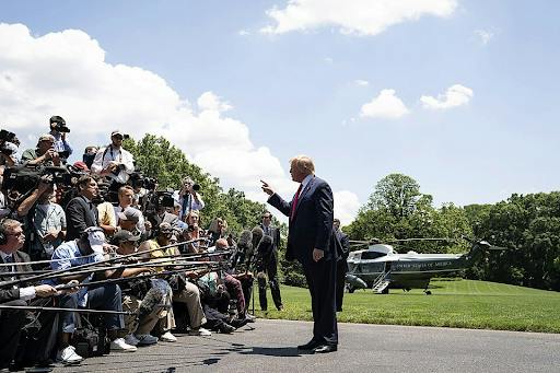 President Trump’s tense relationship with left-leaning news outlets manifested in a media ban from the White House. (Photo courtesy of Wikimedia Commons)