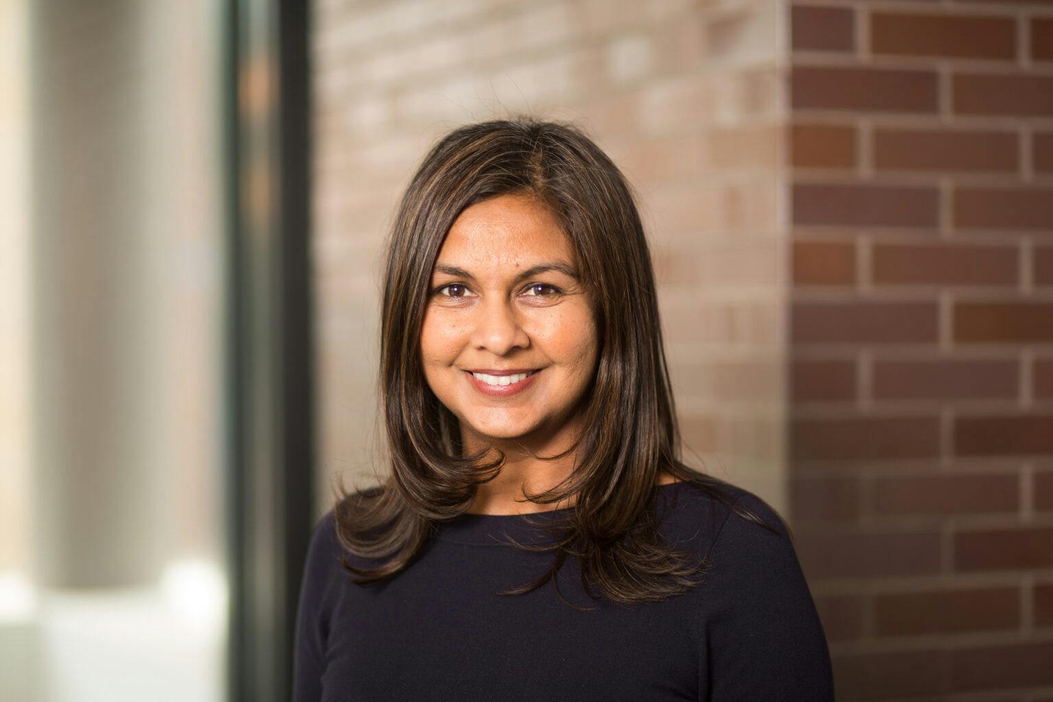 Dr. Sunita Gupta Kramer will step in as the Dean of the School of Science, effective July 1 (Photo by John O&#x27;Boyle for news.tcnj.edu).
