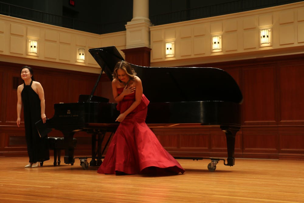 <p><em>The Department of Music’s Faculty Artist Series allows musicians from the College’s faculty to showcase their talents. (Photo by John Bonacci / Staff Photographer)</em></p>