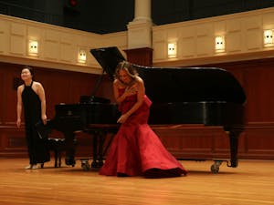 The Department of Music’s Faculty Artist Series allows musicians from the College’s faculty to showcase their talents. (Photo by John Bonacci / Staff Photographer)