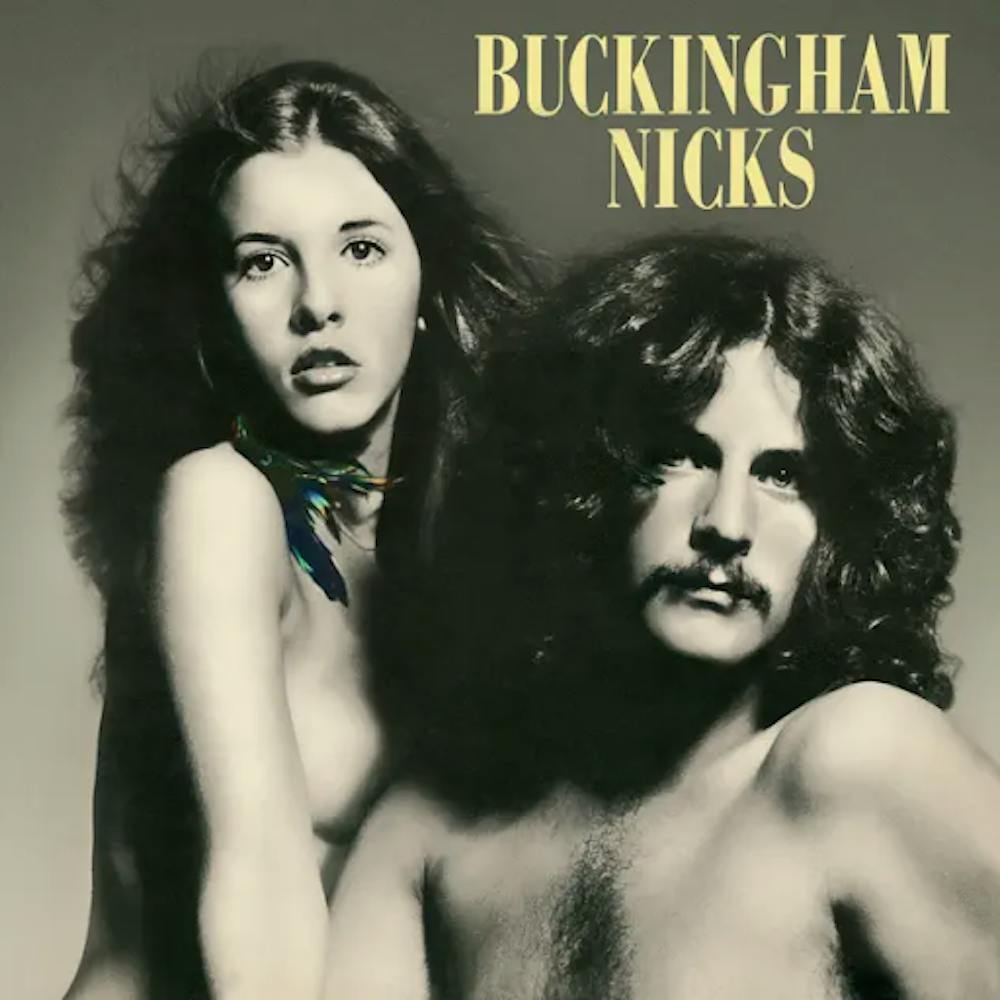 <p><em>A young Stevie Nicks and Lindsey Buckingham in 1973. (Photo courtesy of Apple Music)</em></p>