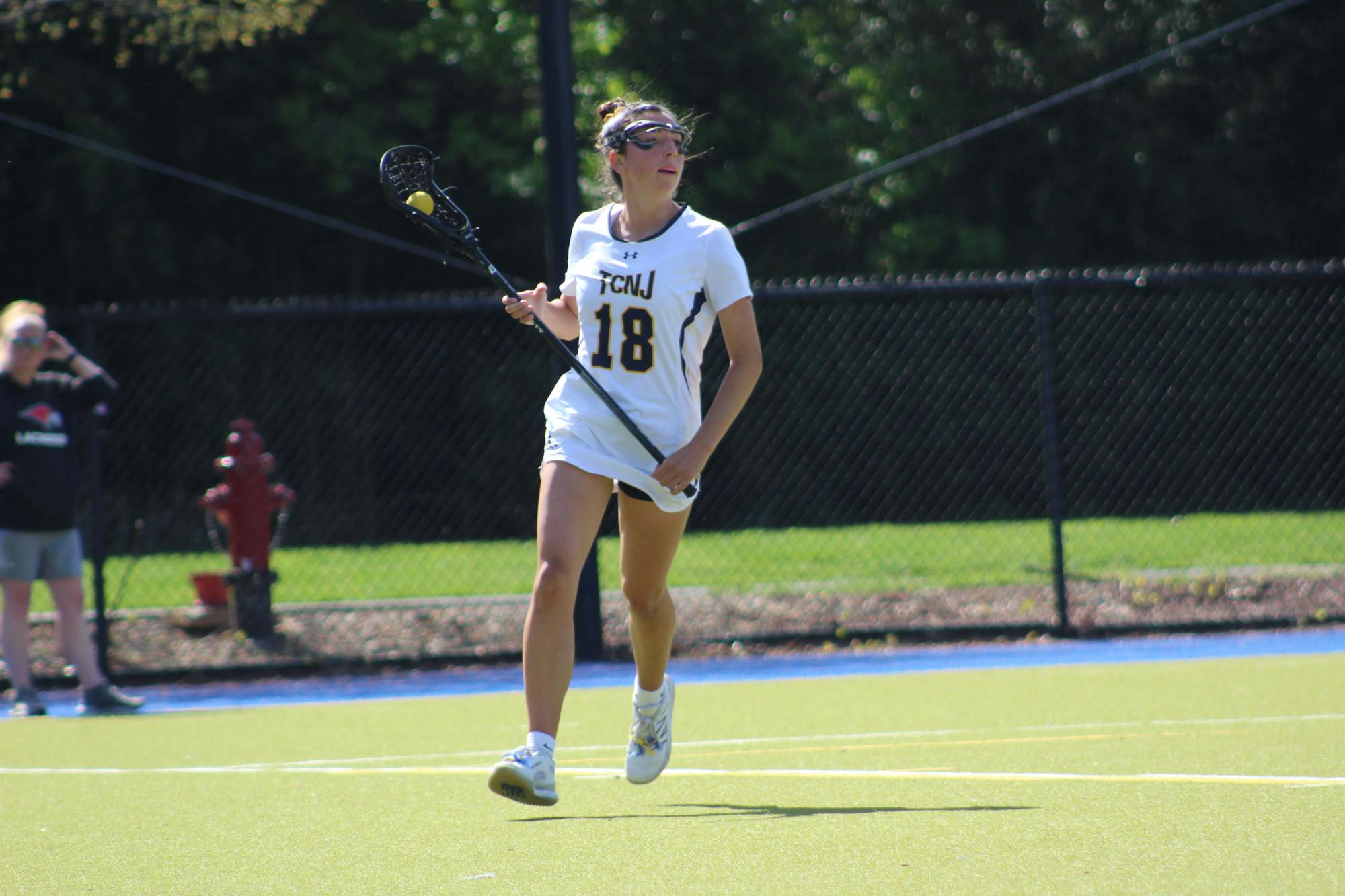 Marissa Lucca delivered a standout performance last spring for the most successful program in National Collegiate Athletic Association DIII women’s lacrosse history. (Photo by Elizabeth Gladstone / Multimedia Coordinator)