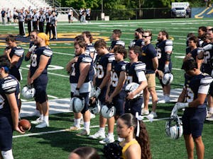 Football earns another key NJAC win. (Photo by Andre Paras)