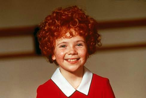 Aileen Quinn in the 1982 film adaptation of “Annie.” (Photo courtesy of IMDb)