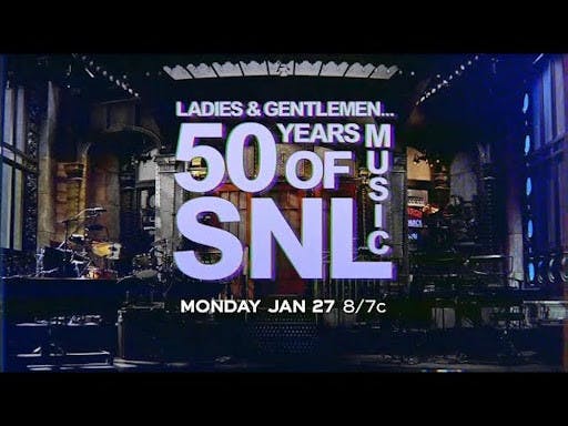 The documentary explores the life and legacy of musical performance on “SNL.” (Photo courtesy of IMDb)