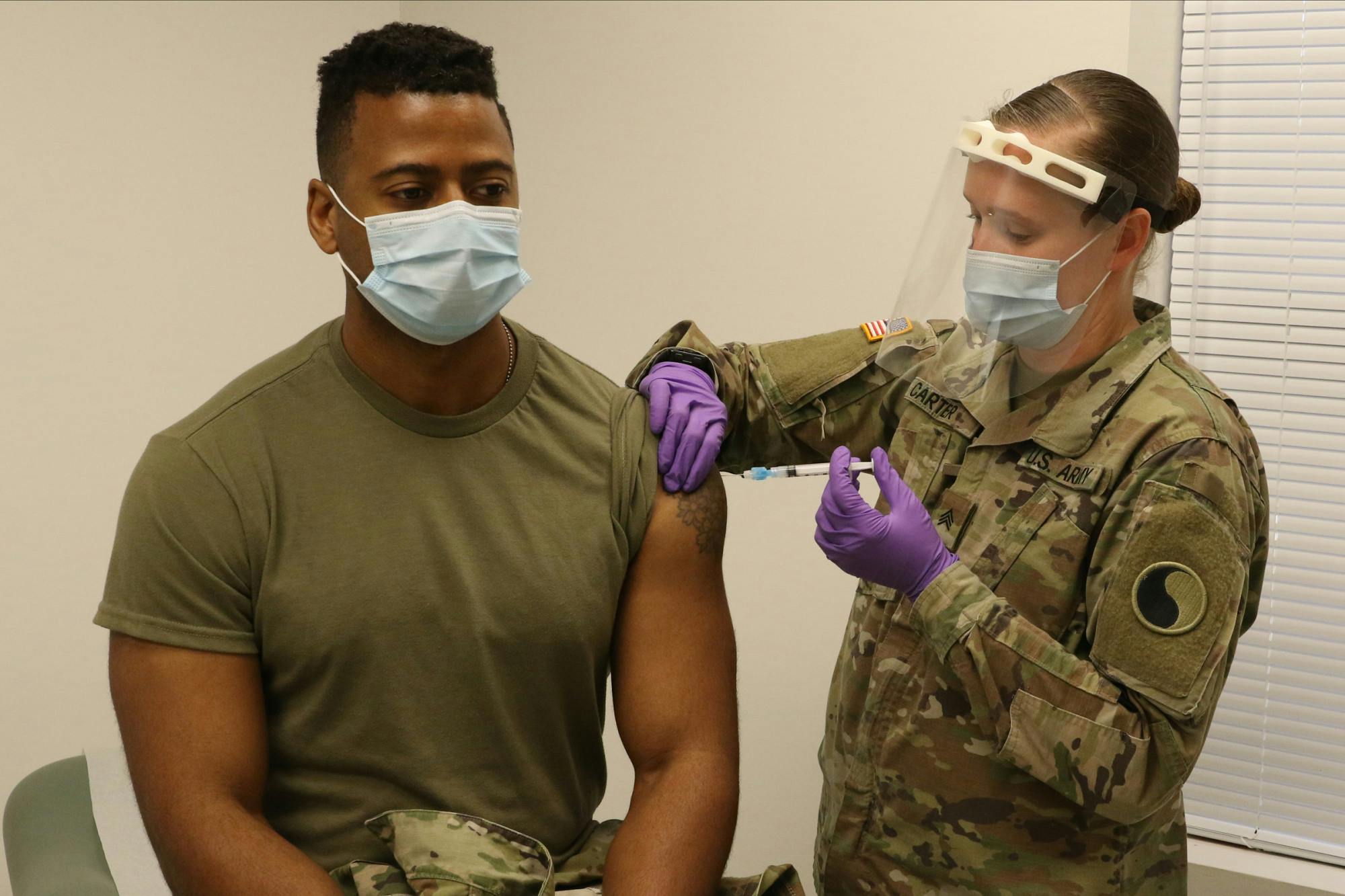 Although approximately 97% of soldiers in the Army are vaccinated, the majority of the remaining 3% are mixed with soldiers attempting to be exempt from the vaccine due to religious or medical reasons(Flickr/“Virginia National Guard” by The National Guard, Dec. 31, 2020).