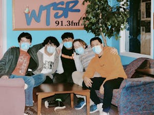 The band Objective Joyride posing for a picture (Photo courtesy of Stephanie Shen).