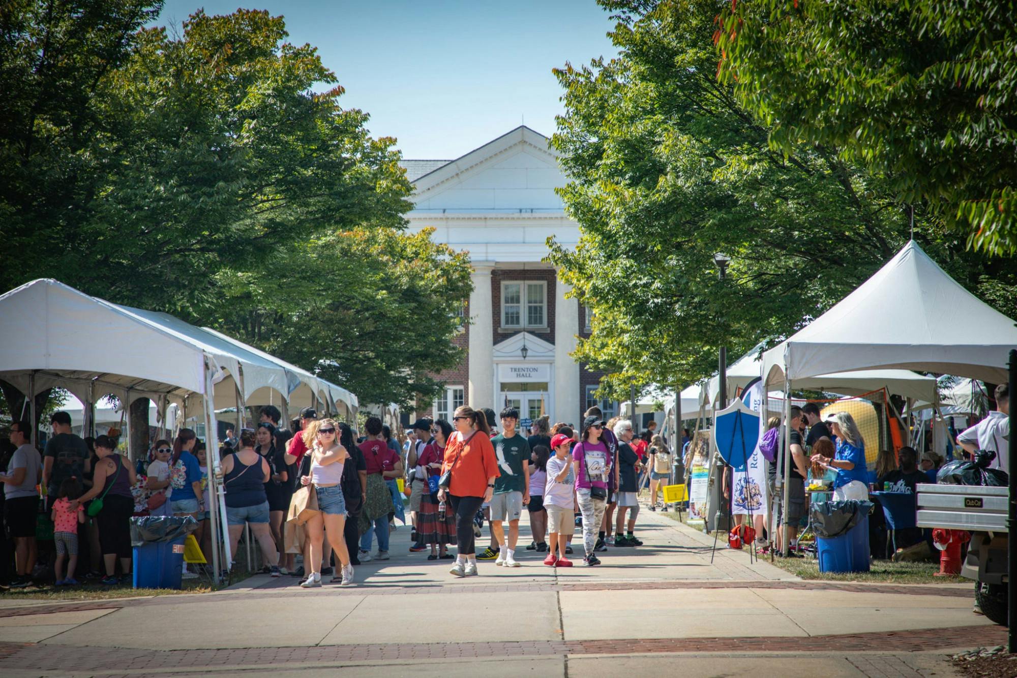 Members of the campus and surrounding communities gathered at the College to indulge in food and festivities (Photo by Andre Paras / Staff Photographer).